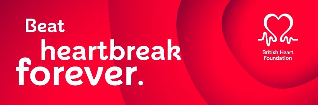 British Heart Foundation Logo - Beat Heartbreak Forever